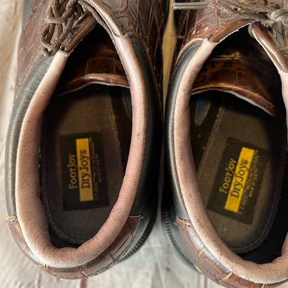 Foot-joy Dry Joy Men’s Golf shoes size 9M Optiflex 53494 pre-Owned VGUC - Picture 11 of 16